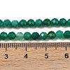 Natural Green Onyx Agate(Dyed & Heated) Beads Strands G-D347-A04-4mm-5