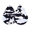 Imitation Leather Big Pendants FIND-T062-006B-2