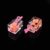 Imitation Drink Resin Pendants CRES-S359-32I-3