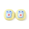 Opaque Cute Cartoon Resin Cabochons LS-CRES-O006-06A-1
