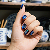 2Pcs 304 Stainless Steel DIY Nail Art Templates MRMJ-PH0003-12-4