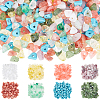 800Pcs 8 Colors Acrylic Beads OACR-SC0001-31-1