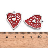 304 Stainless Steel Pendants STAS-N108-21B-P-3