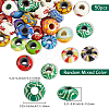 50Pcs Handmade Polymer Clay European Beads CLAY-PA0001-11-2