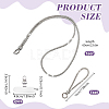 2Sets 2 Styles Alloy Mobile Phone Straps AJEW-NB0009-04A-2