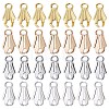 200Pcs 4 Colors Alloy Ice Pick Pinch Bails FIND-SC0006-12-1