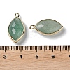 Natural Green Quartz Pendants G-B009-01G-U-3