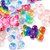 12Pcs 6 Colors Translucent Resin Pendants CRES-TA0001-21-2