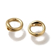 Brass Ring Charm Connectors KK-H502-05G-2