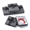 Bowknot Organza Ribbon Cardboard Bracelet Bangle Gift Boxes X-BC148-05-1