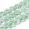 Transparent Glass Beads GLAA-Q066-14mm-C10-1