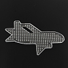 Plane/Airliner ABC Plastic Pegboards used for 5x5mm DIY Fuse Beads DIY-Q009-32-2