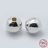 925 Sterling Silver Spacer Beads STER-K171-44S-5mm-4