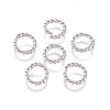 Non-Tarnish 304 Stainless Steel Twisted Jump Rings X-STAS-G225-12P-02-1