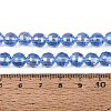 Transparent Glass Beads Strands GLAA-Q107-02A-14-4
