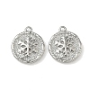 Christmas Brass Micro Pave Clear Cubic Zirconia Pendants KK-A280-03D-P-1