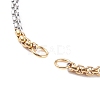 304 Stainless Steel Box Chains Slider Bracelet Making AJEW-JB01118-01-3
