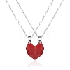 Valentine's Day Wishing Stone Pendant Necklaces WG28853-05-1