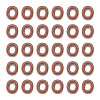 Opaque Acrylic European Beads OACR-TAC0019-006O-2