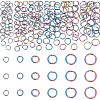 180Pcs 6 Styles 304 Stainless Steel Open Jump Rings STAS-UN0039-10-1
