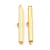 304 Stainless Steel Slide On End Clasp Tubes STAS-C044-08E-G-1