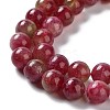Dyed Natural Malaysia Jade Beads Strands G-G021-02A-01-3