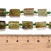 Natural Green Garnet Beads Strands GG-CBAA9B4-I01-4