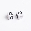 Acrylic Horizontal Hole Letter Beads PL37C9308-Q-3
