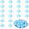 20Pcs Mushroom Silicone Focal Beads JX901I-1