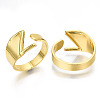 (Jewelry Parties Factory Sale)Alloy Cuff Finger Rings RJEW-S038-195Z-G-NR-1