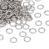 304 Stainless Steel Soldered Closed Jump Rings X-STAS-E482-15B-1