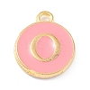 Golden Plated Alloy Enamel Charms ENAM-Q437-14O-1