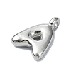 304 Stainless Steel Alphabet Pendants STAS-U033-02P-3