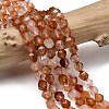 Natural Red Agate Beads Strands G-Z119-A02-01-1