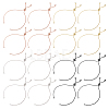 16Pcs 4 Colors Rack Plating Brass Chain Bracelet Making KK-HY0001-80-1
