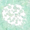 Frosted Transparent Acrylic Beads OACR-U006-03C-1