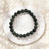 Natural Moss Agate Beads Stretch Bracelets X-BJEW-F380-01-B15-5