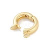 Rack Plating Brass Fold Over Clasps KK-A224-26B-G-2