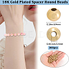 Brass Spacer Beads KK-BBC0015-08C-2