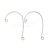 Rainbow Color 316 Stainless Steel Ear Cuff Findings STAS-H148-02M-1