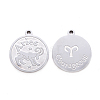 Non-Tarnish 201 Stainless Steel Pendants STAS-R106-04-2