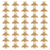 40Pcs Alloy Bees Lapel Pin Backs JEWB-GO0001-21AG-1