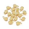 Electroplated Alloy Charms PALLOY-G267-12G-1