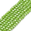 Electroplate Glass Beads Strands LS-EGLA-A044-P1mm-A30-1