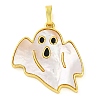 Halloween Theme Brass Enamel Pendants KK-S401-04G-A-1