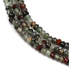 Natural African Bloodstone Beads Strands G-S388-A02-1x2mm-4