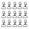 Zinc Alloy Swivel D Rings Lobster Claw Clasps X1-E341-8-B-1
