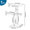 2-Tier Acrylic Headband Display Stands ODIS-WH0001-36-3
