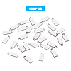 304 Stainless Steel Stamping Blank Tag Charms STAS-UN0006-69P-6