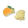 Fruit Alloy Enamel Charms PALLOY-S058-01LG-29-2